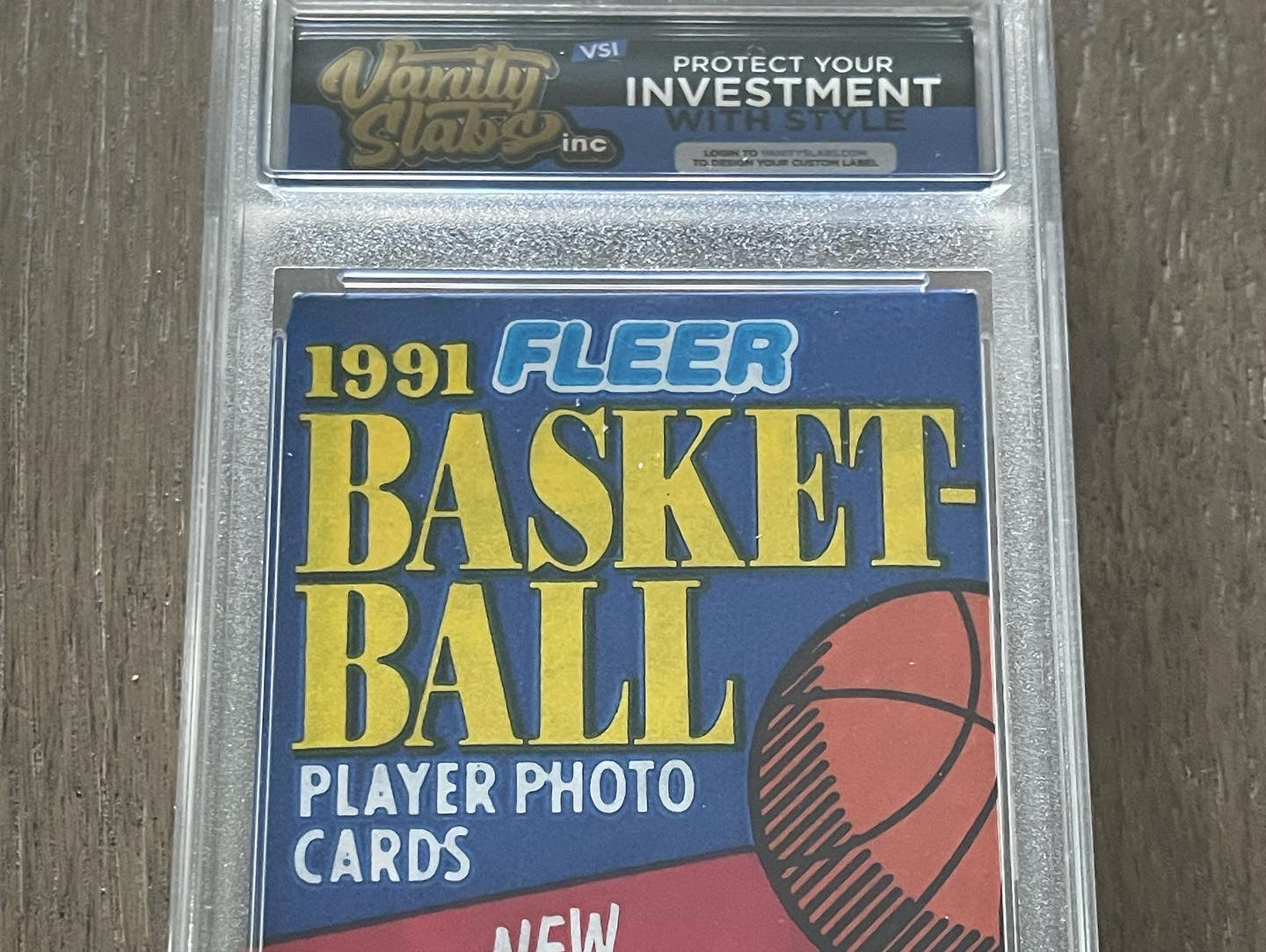 Vanity Slabs 360pt thickness Empty Slab for Wax Packs up to 15 cards thick for Baseball Football Hockey Basketball Cards