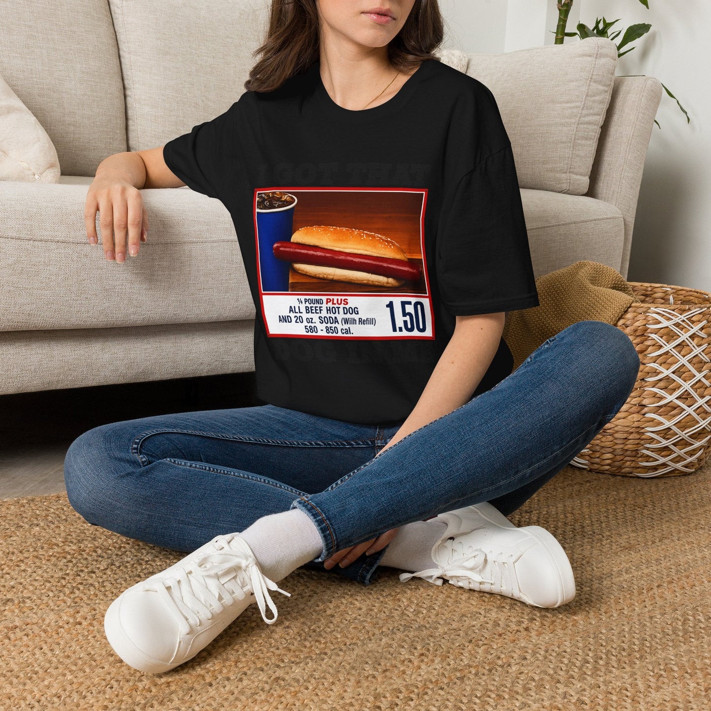 T-Shirt — 'I Got That Dog' Vintage Grocery Graphic Tee