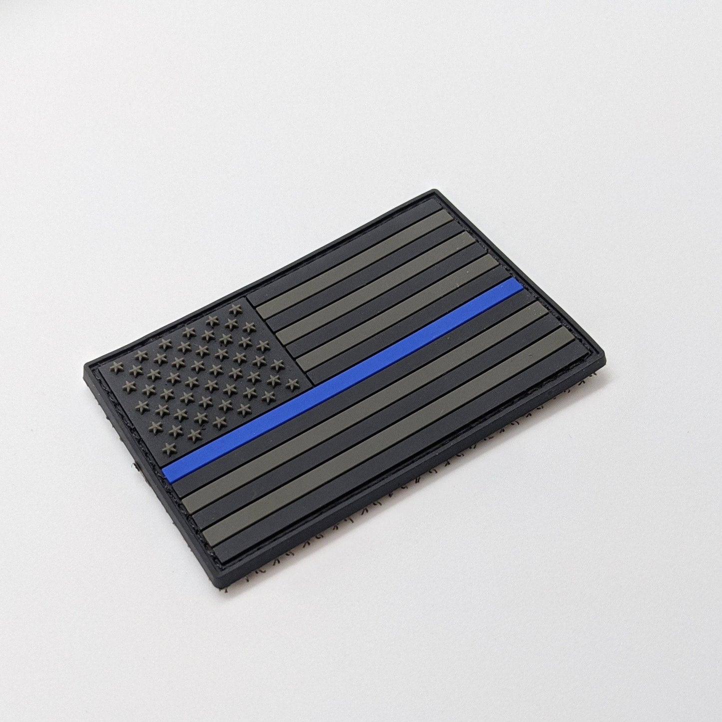 Thin Blue Line Flag PVC Patch