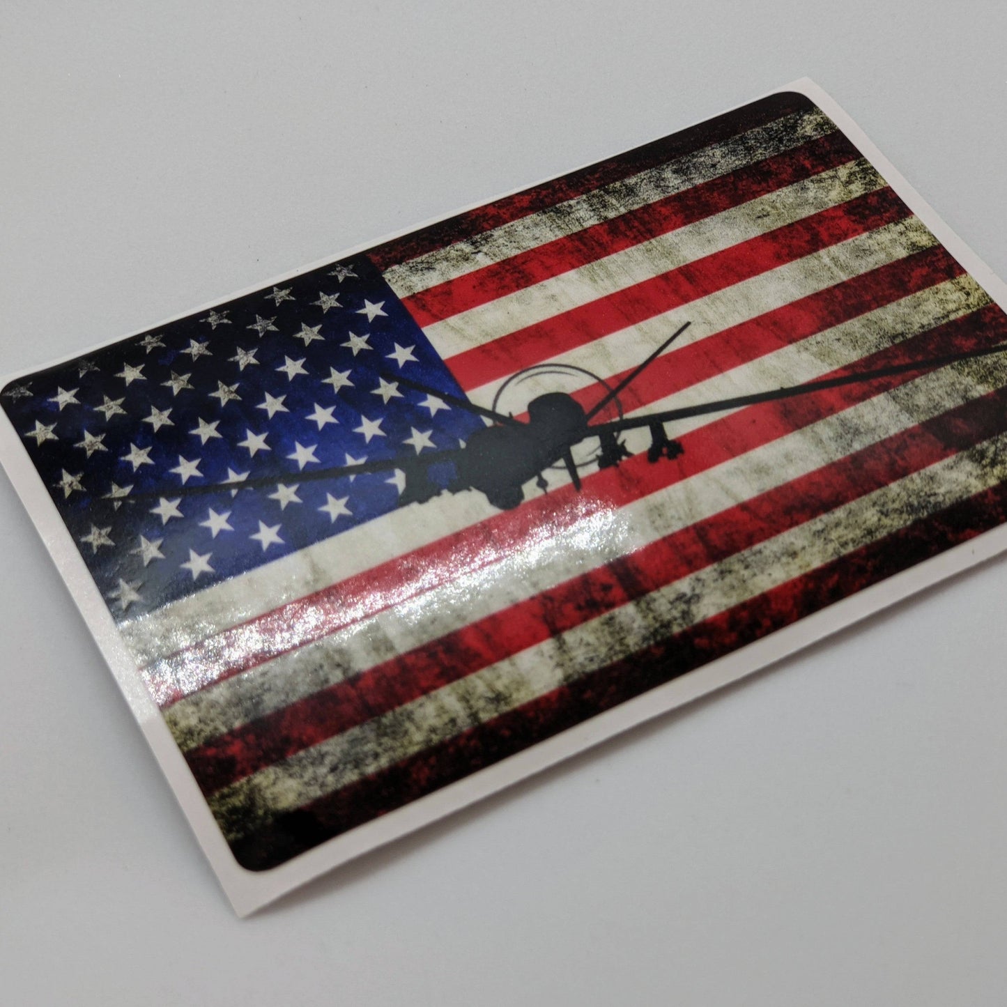 MQ-9 Reaper - American Flag Decal