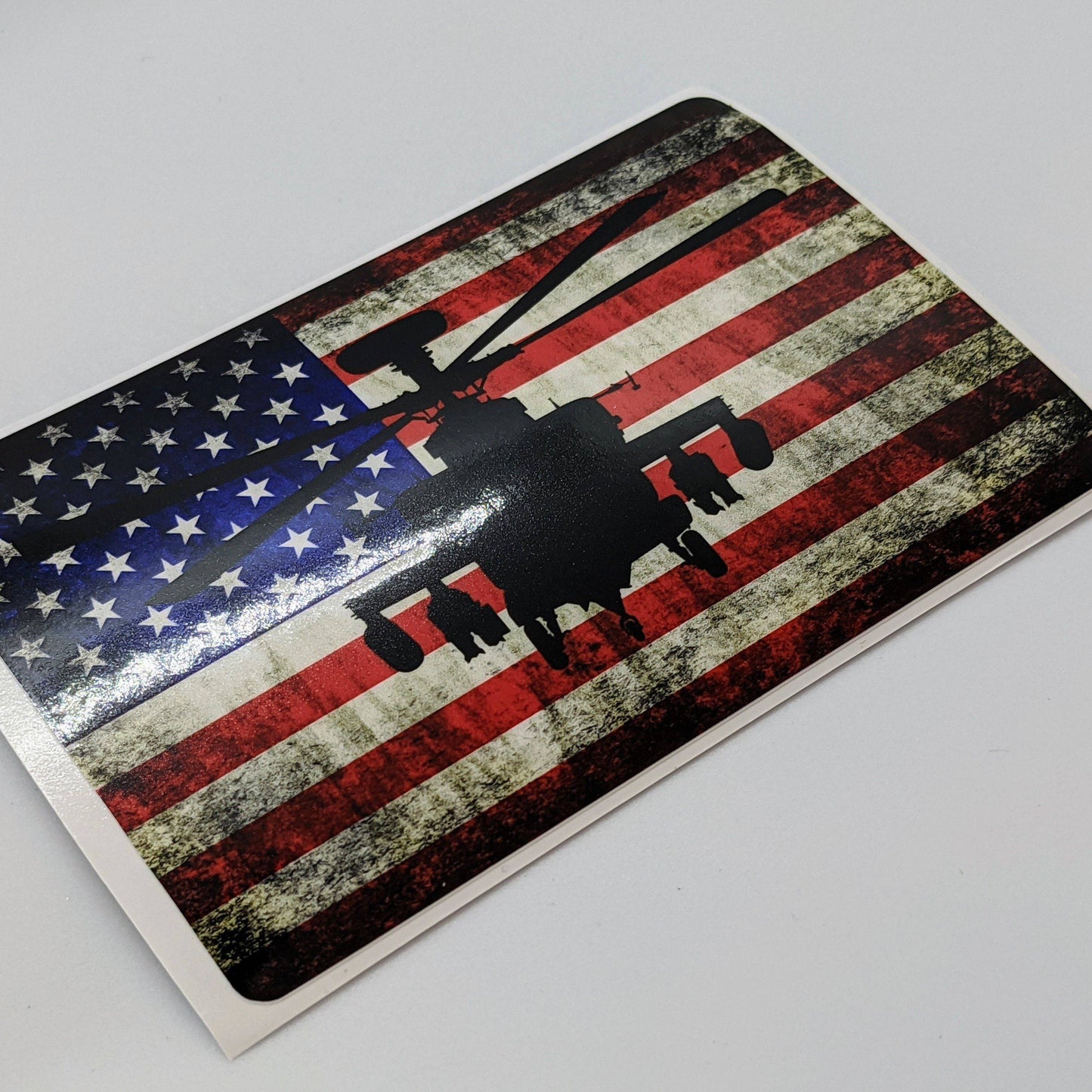 AH-64 Apache - American Flag Decal