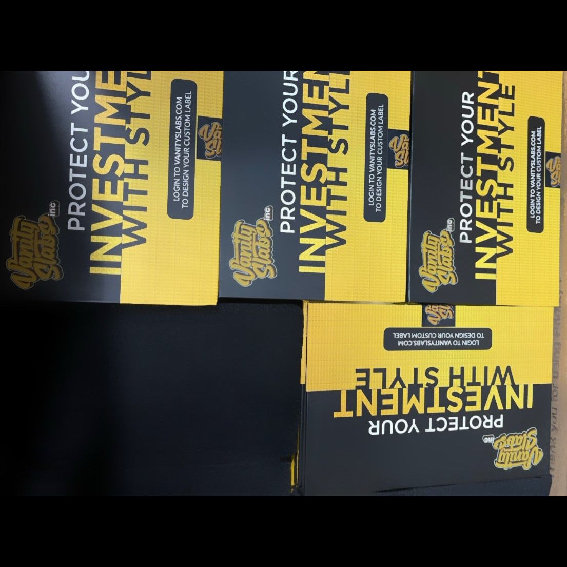 The Slab Mailer (5 pack) AKA The Slab Book Case for slabbed Baseball Football Hockey Basketball Cards