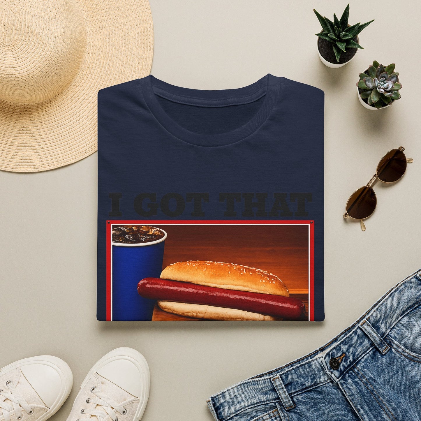 T-Shirt — 'I Got That Dog' Vintage Grocery Graphic Tee