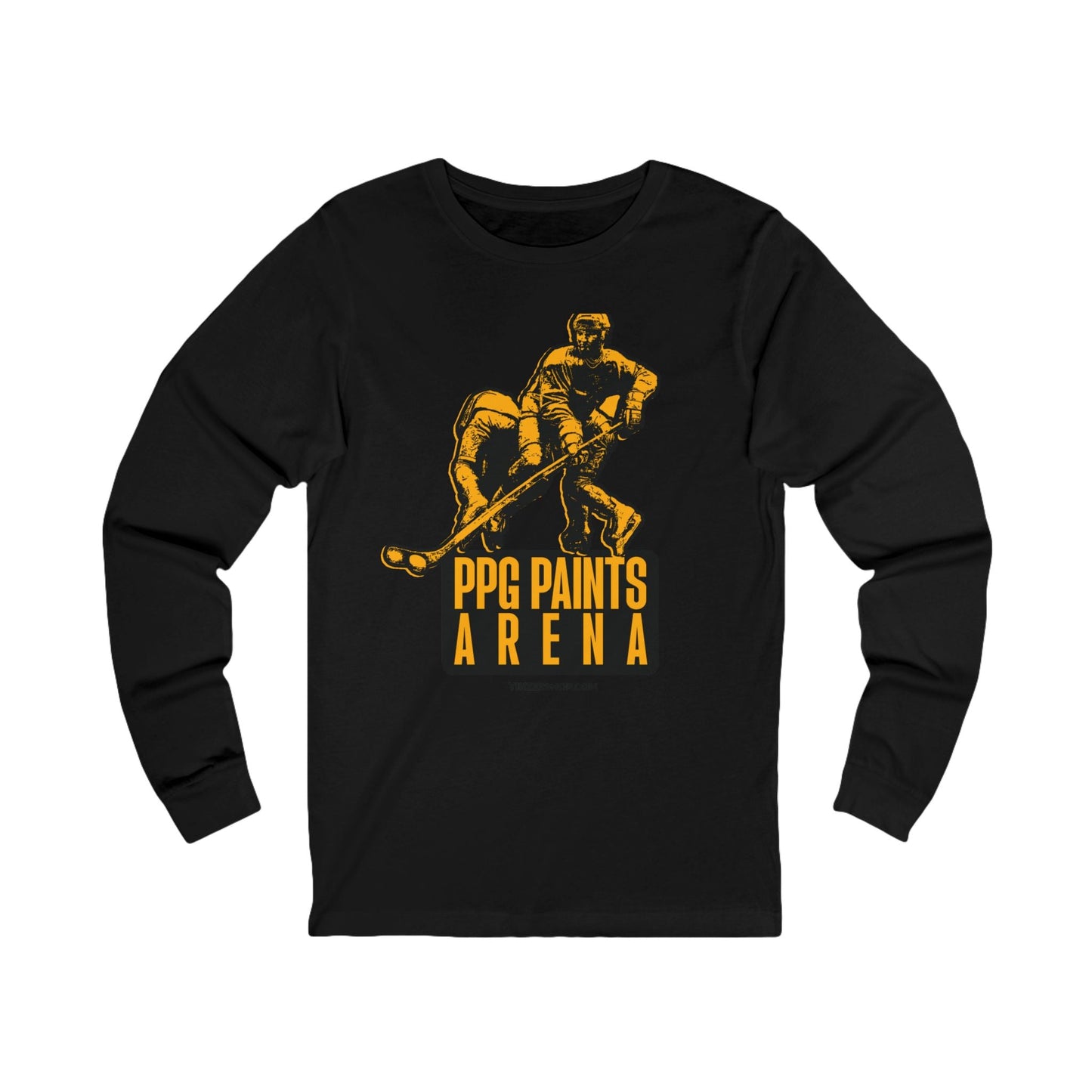 PPG Paints Arena Statue - Long Sleeve Tee