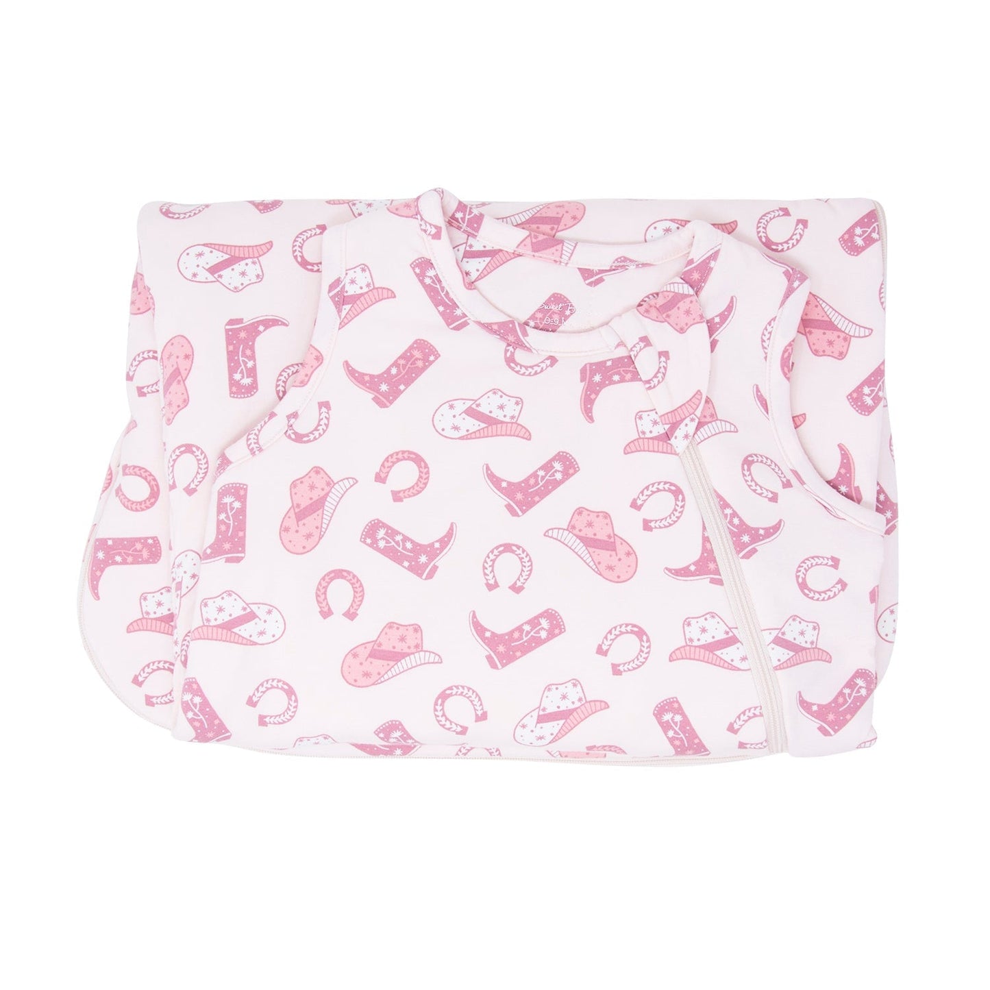 Pink Western Boots Baby Sleep Sack
