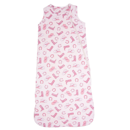 Pink Western Boots Baby Sleep Sack