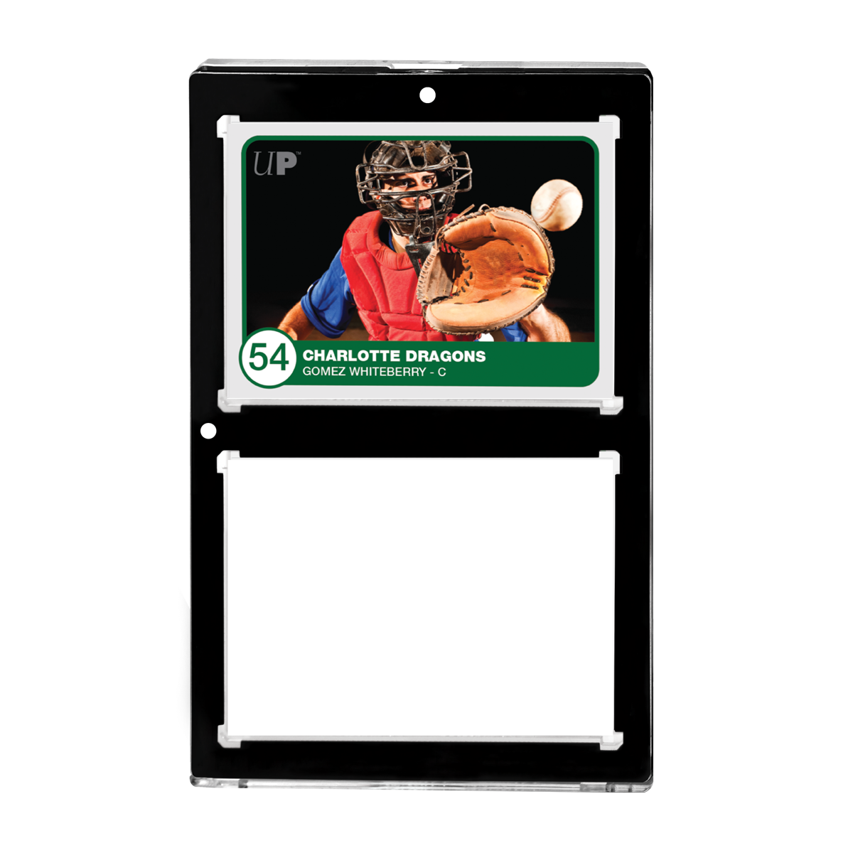 35PT 2-Card Black Border UV ONE-TOUCH® Magnetic Holder