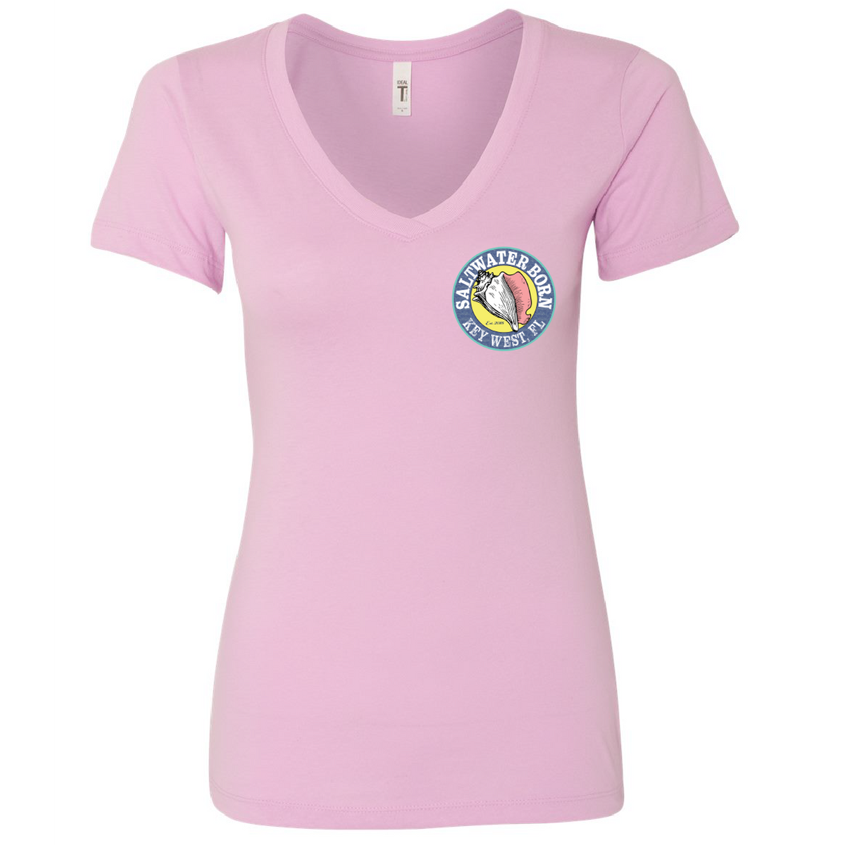 Key West, FL Turtle Women's V-neck Tee