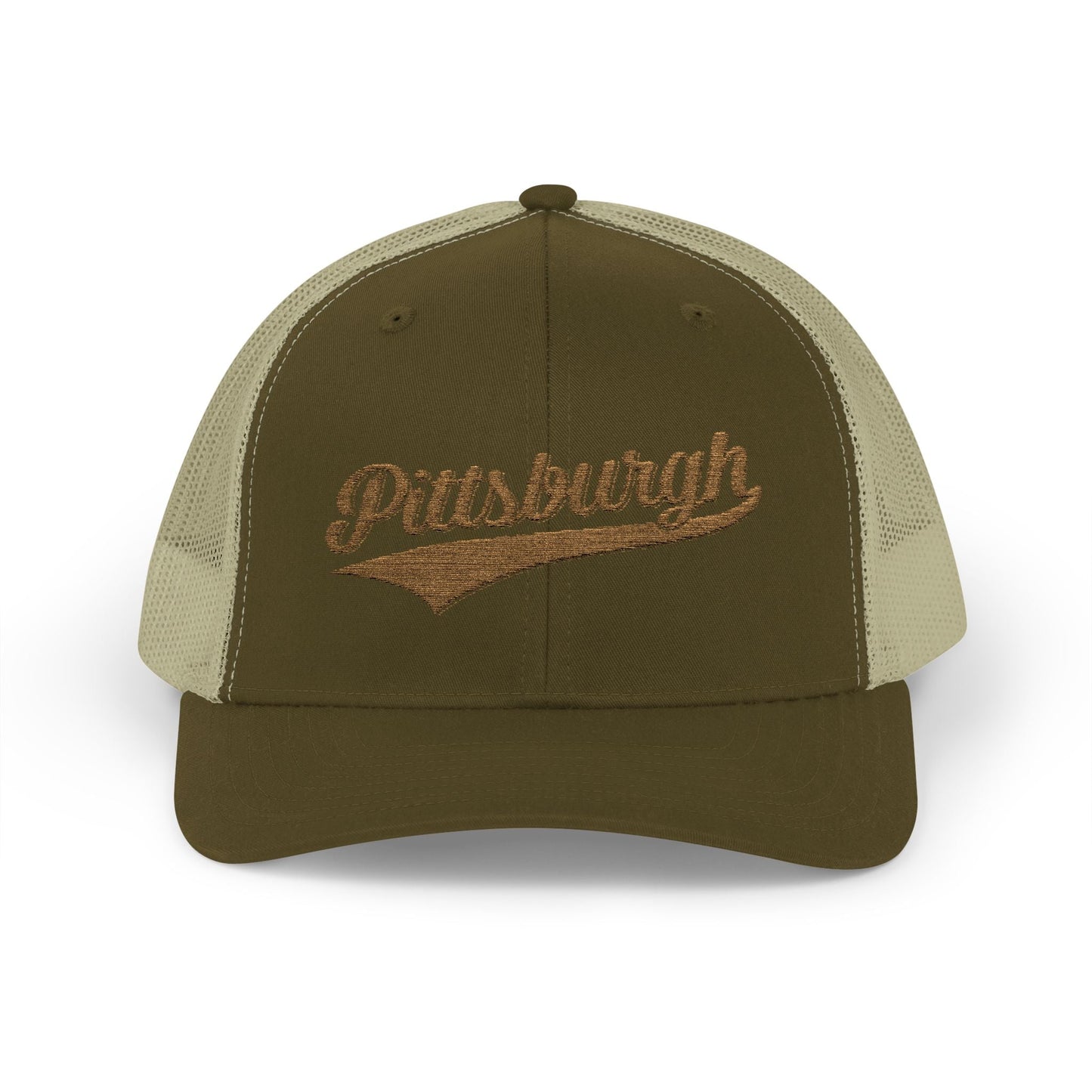 Pittsburgh Varsity Retro Snapback Trucker Cap