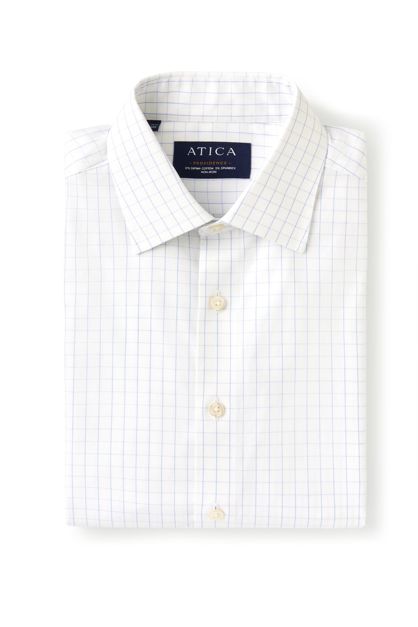 Providence Light Blue Windowpane Shirt