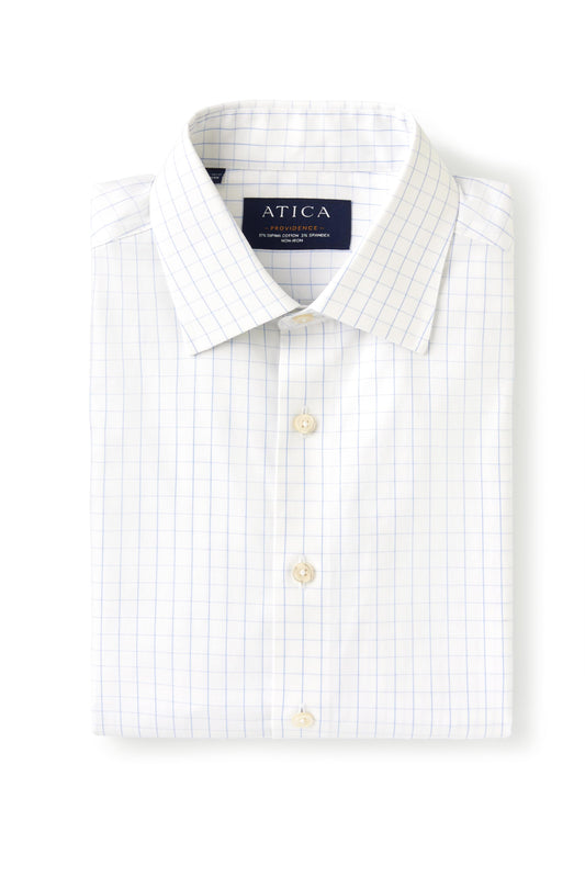 Providence Light Blue Windowpane Shirt