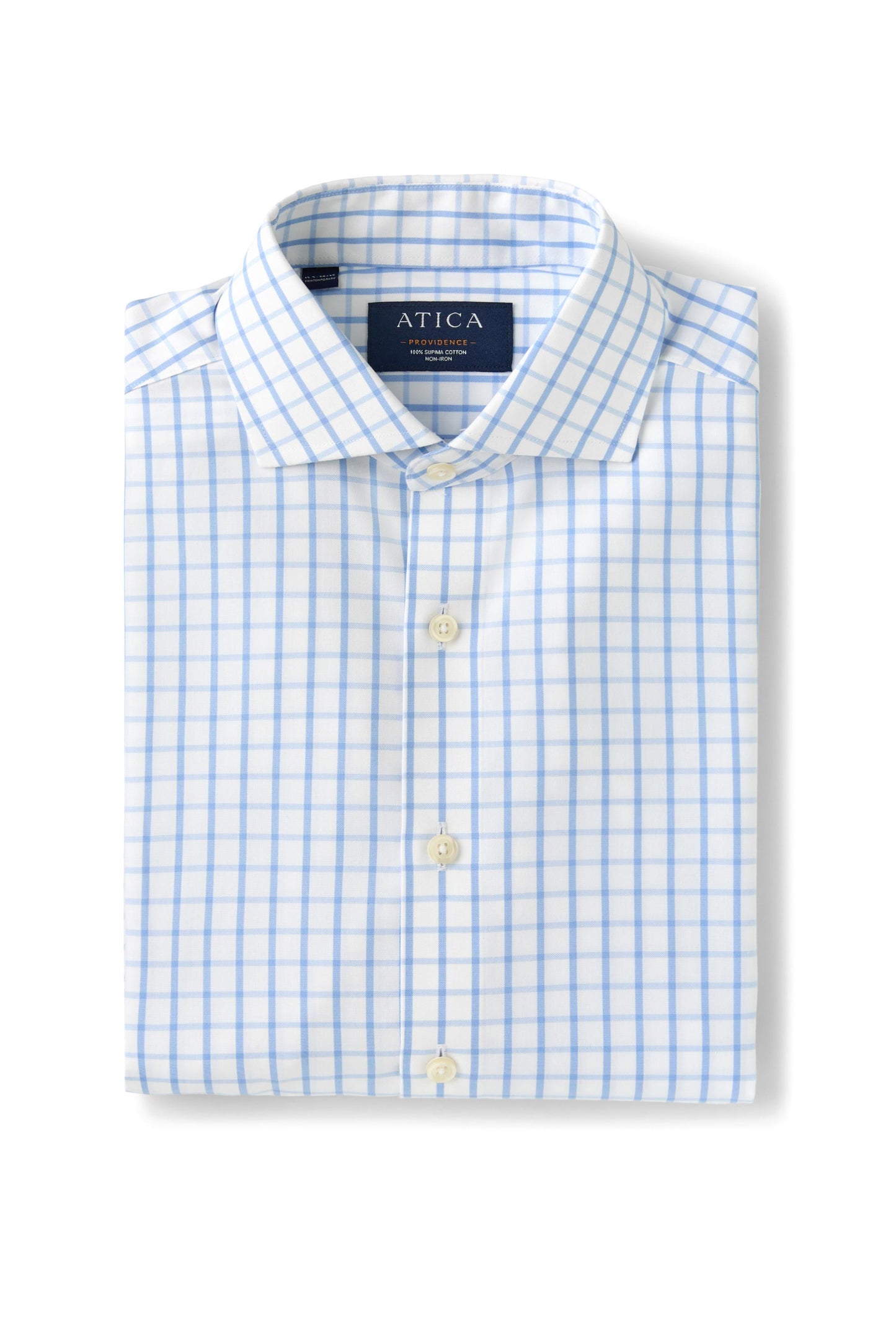 Providence Blue Windowpane Shirt