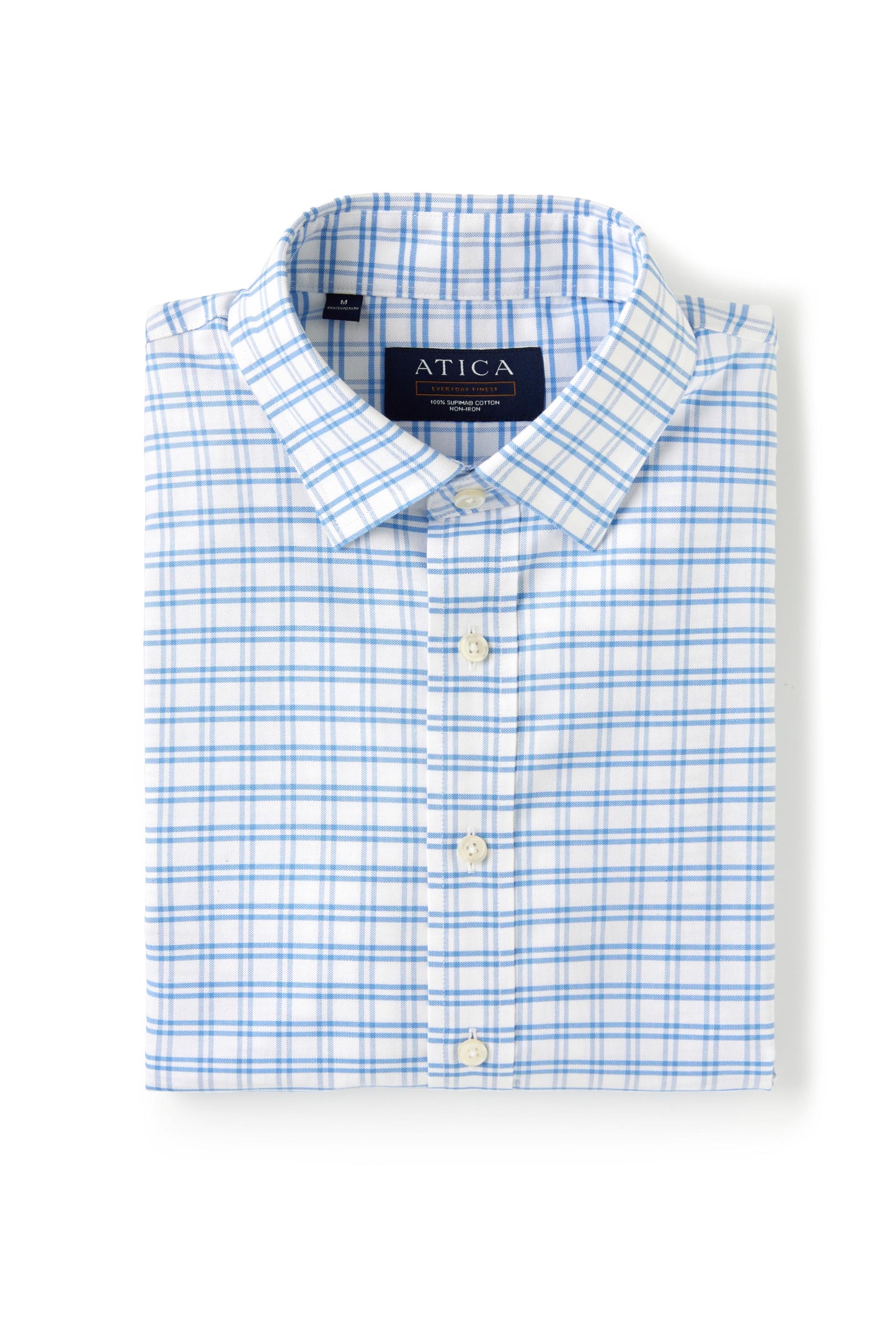 EVERYDAY Light Blue Grid Shirt
