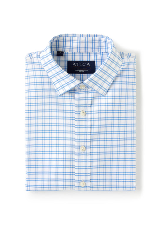 EVERYDAY Light Blue Grid Shirt