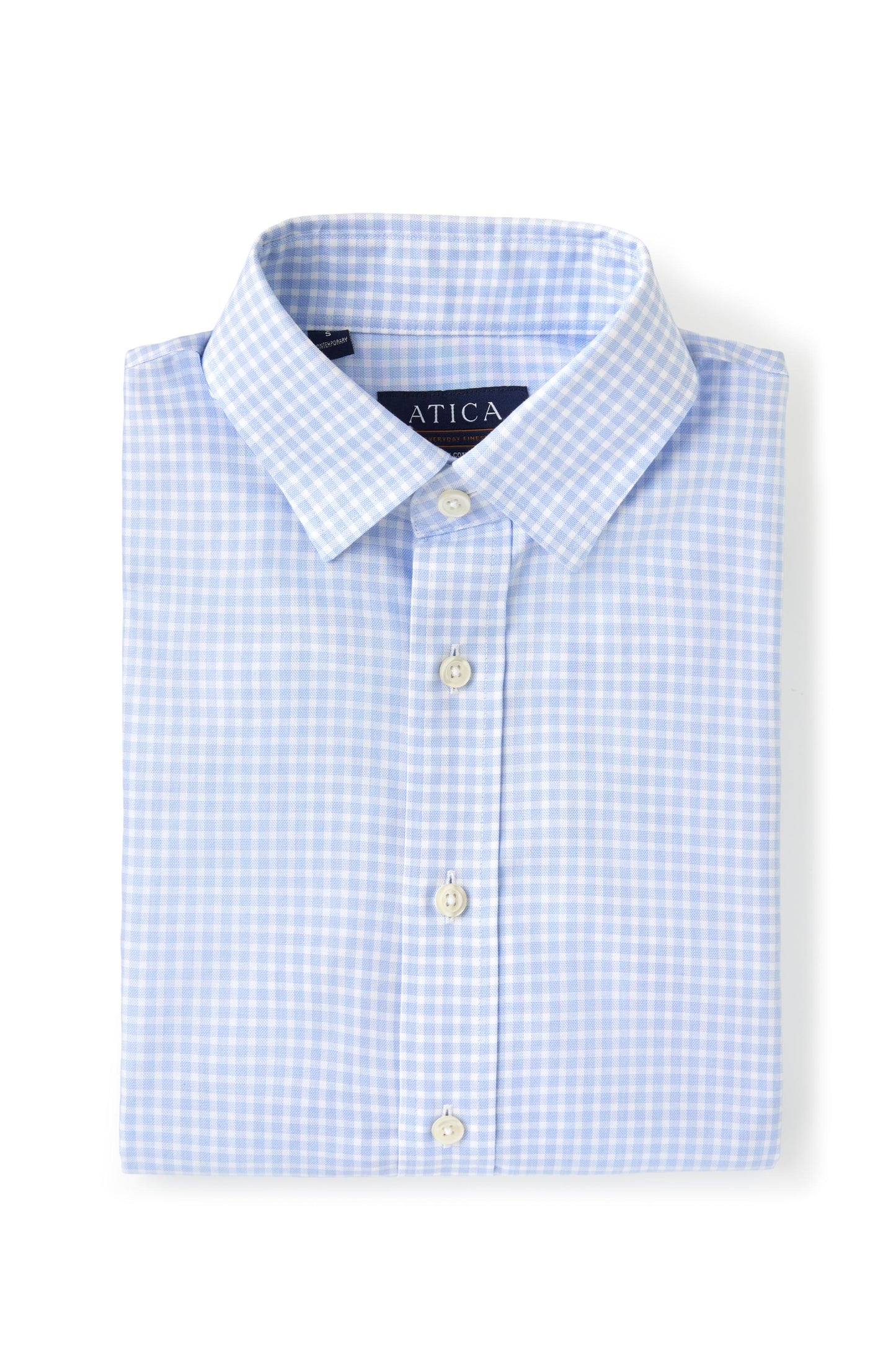EVERYDAY Light Blue Gingham Shirt
