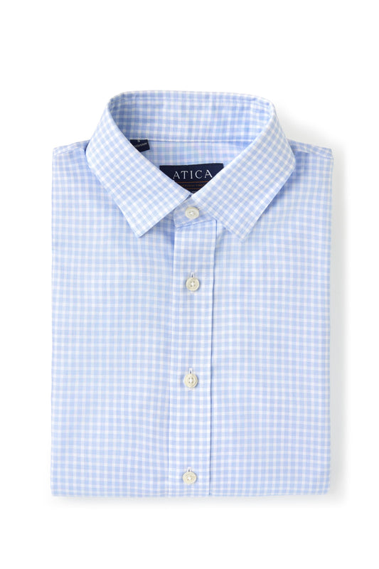 EVERYDAY Light Blue Gingham Shirt