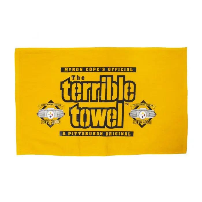 Pittsburgh Steelers Classic Three Rivers Stadium Terrible Towel – Official NFL Merchandise