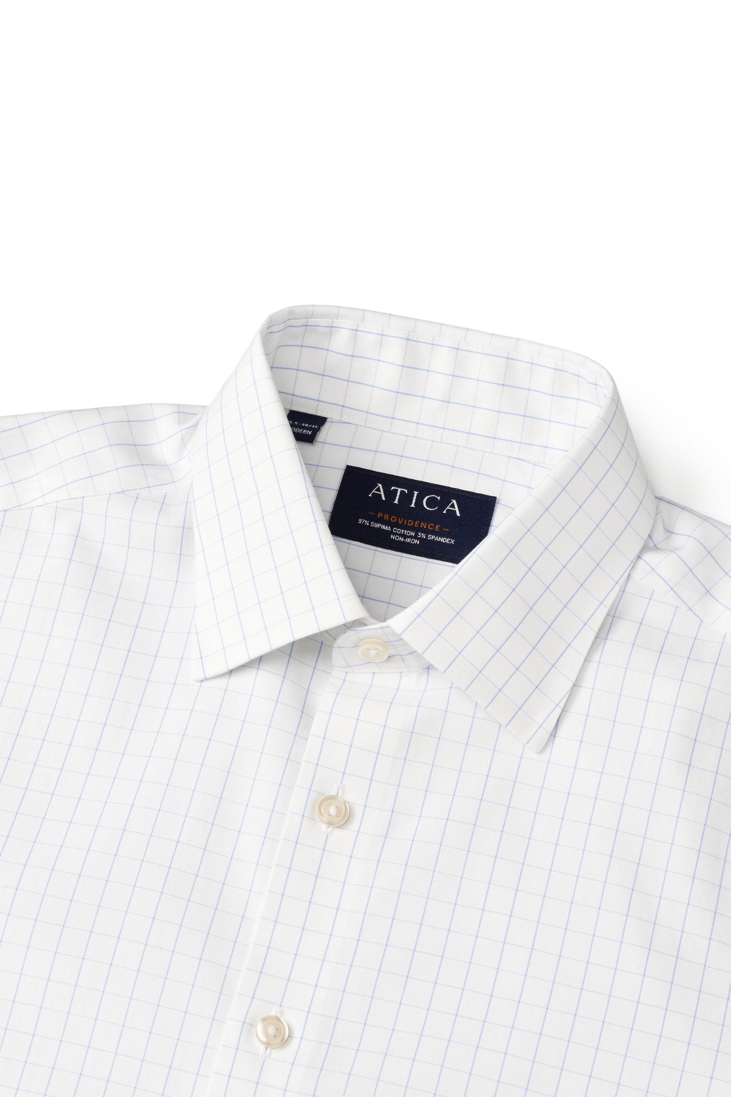 Providence Light Blue Windowpane Shirt