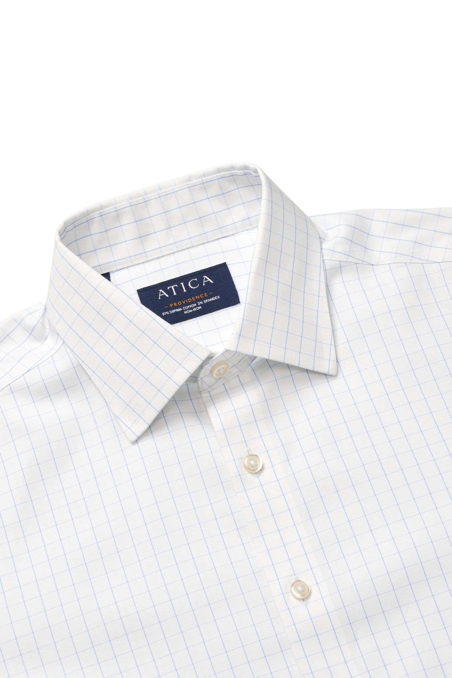 Providence Light Blue Windowpane Shirt