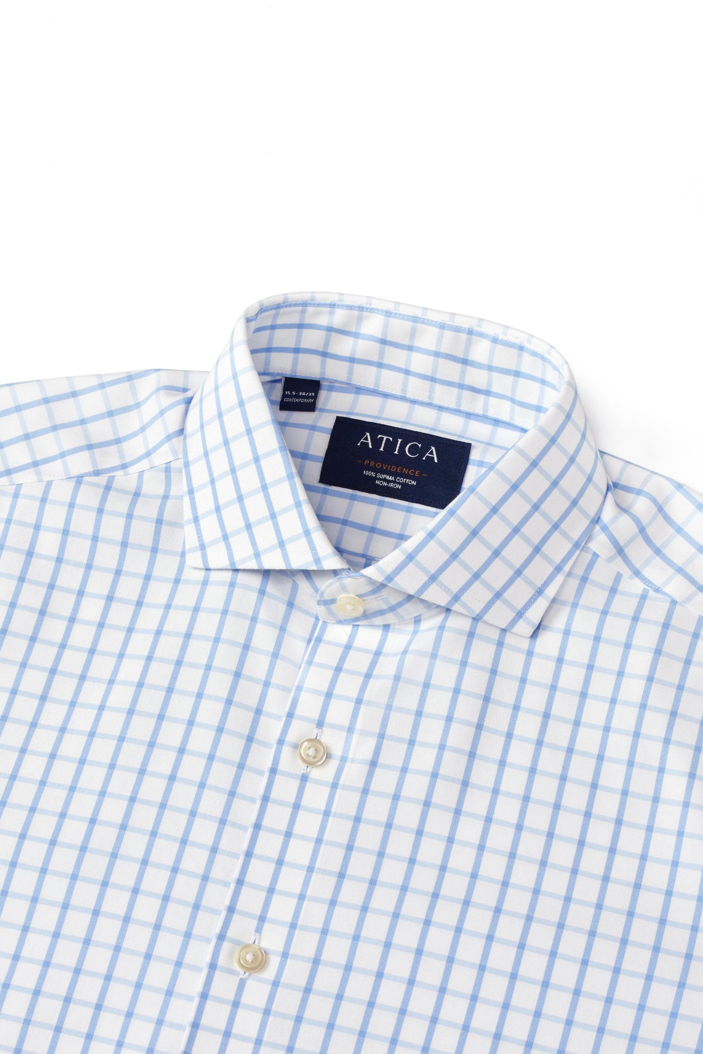 Providence Blue Windowpane Shirt