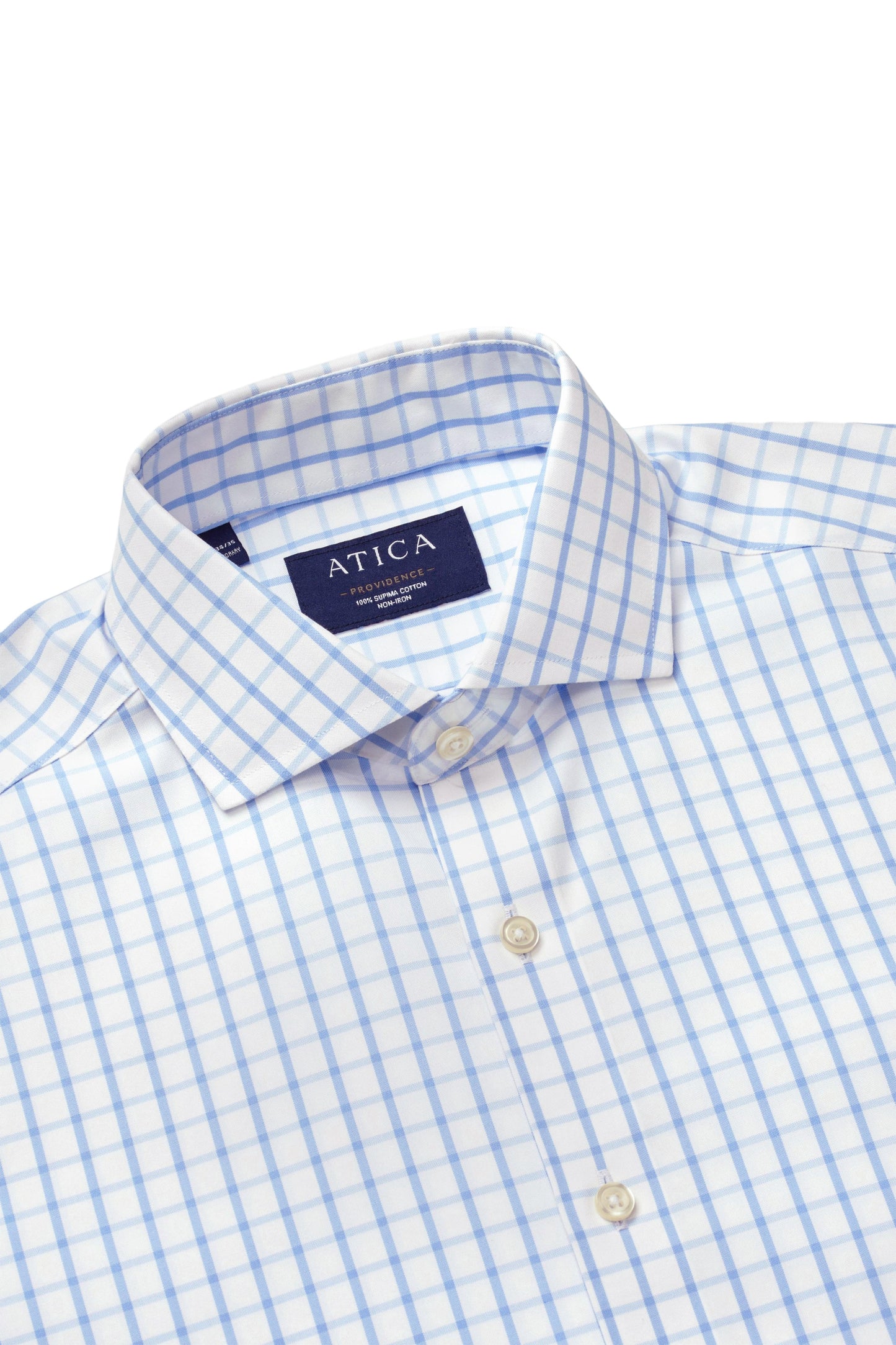 Providence Blue Windowpane Shirt