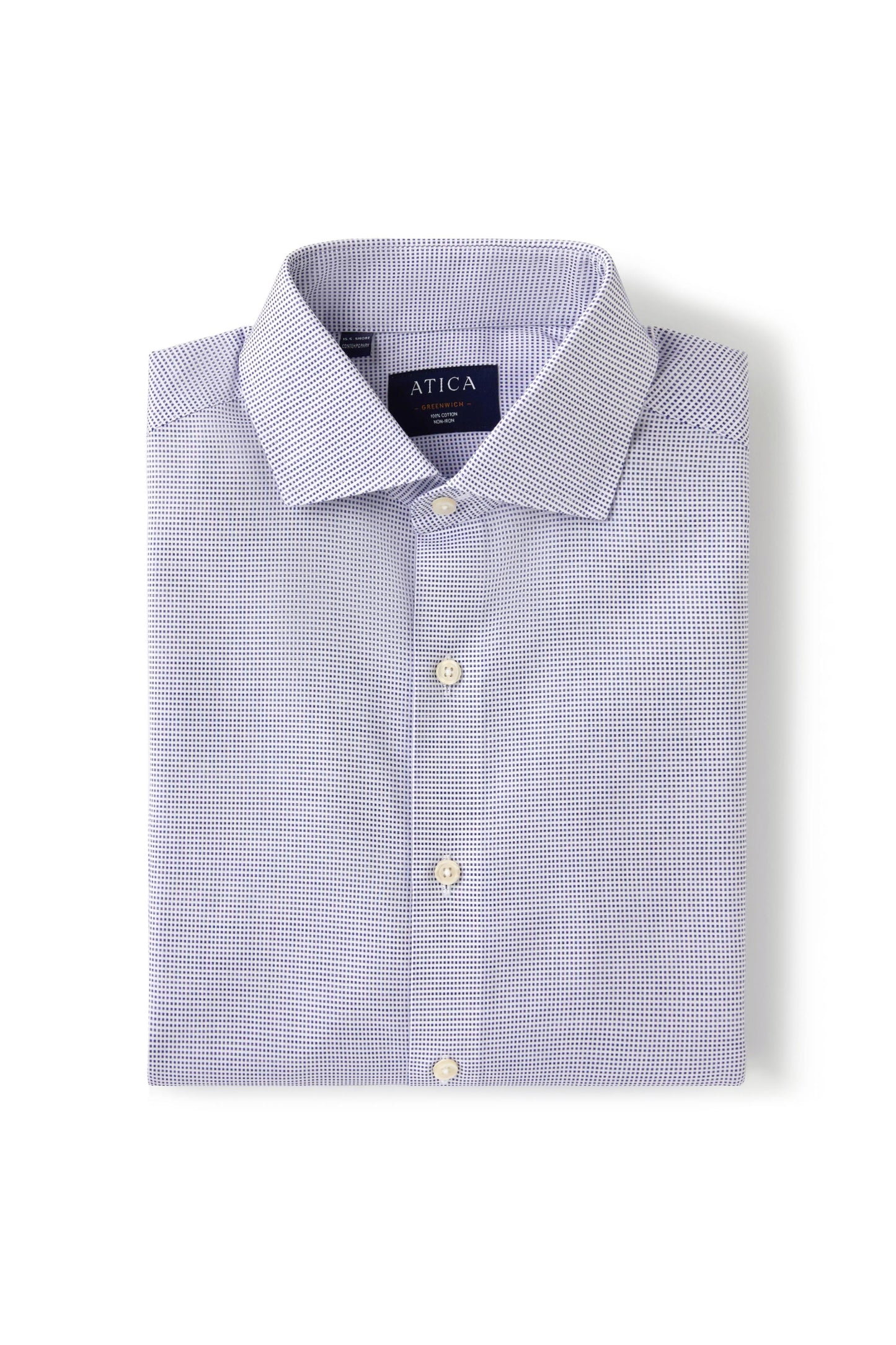 Greenwich Blue Check Shirt