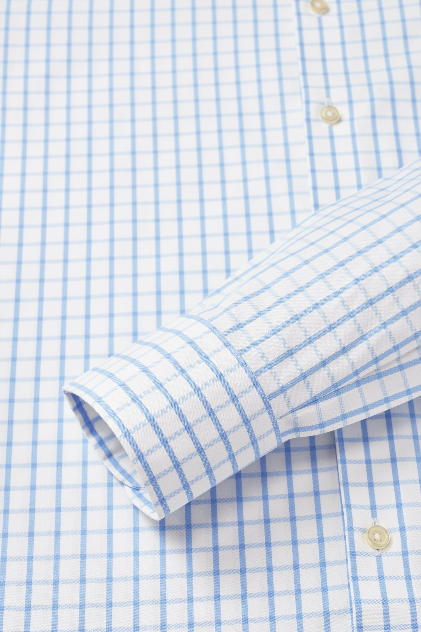 Providence Blue Windowpane Shirt
