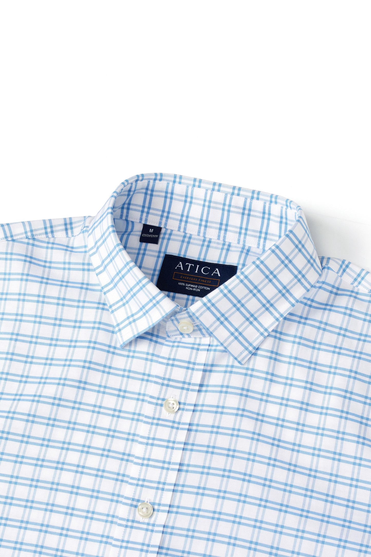 EVERYDAY Light Blue Grid Shirt