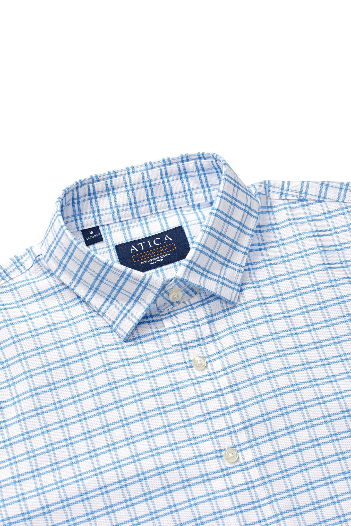 EVERYDAY Light Blue Grid Shirt