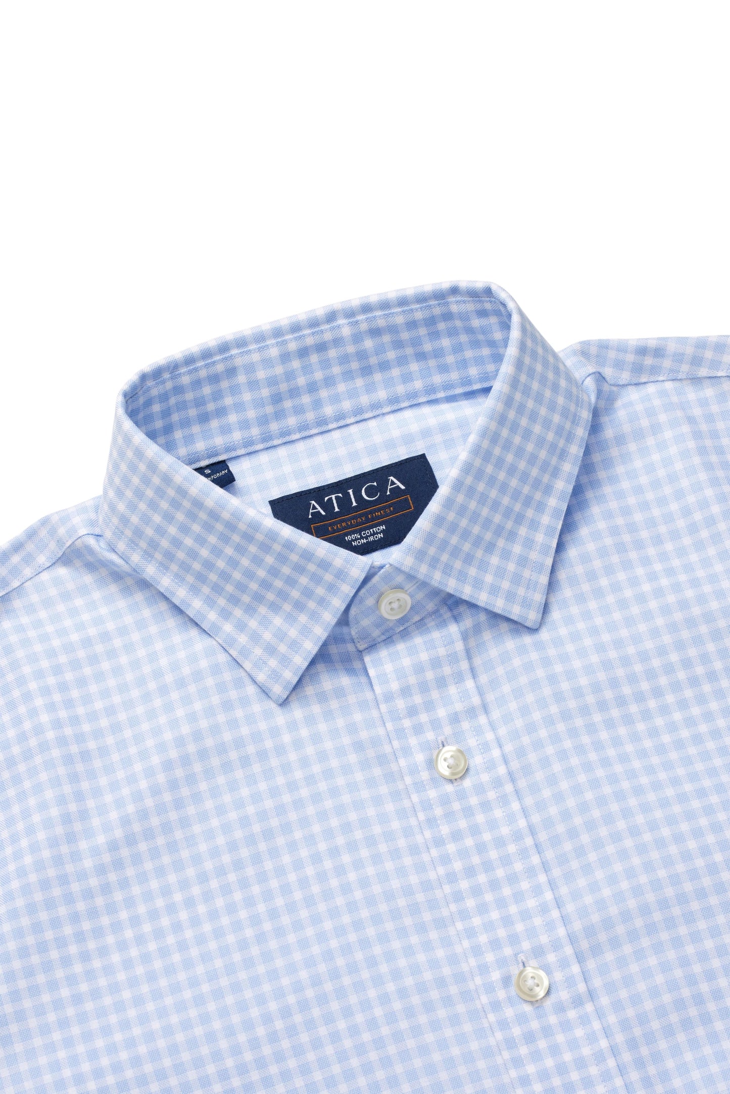 EVERYDAY Light Blue Gingham Shirt