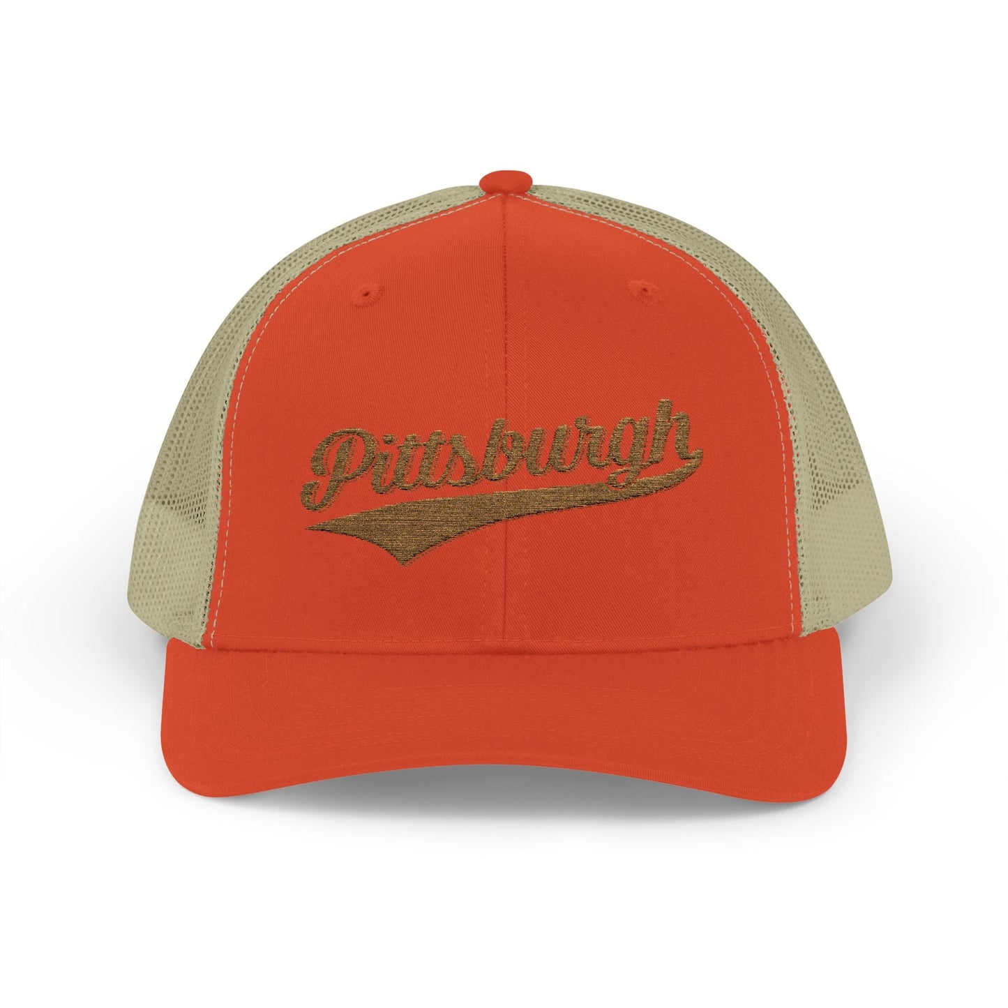 Pittsburgh Varsity Retro Snapback Trucker Cap