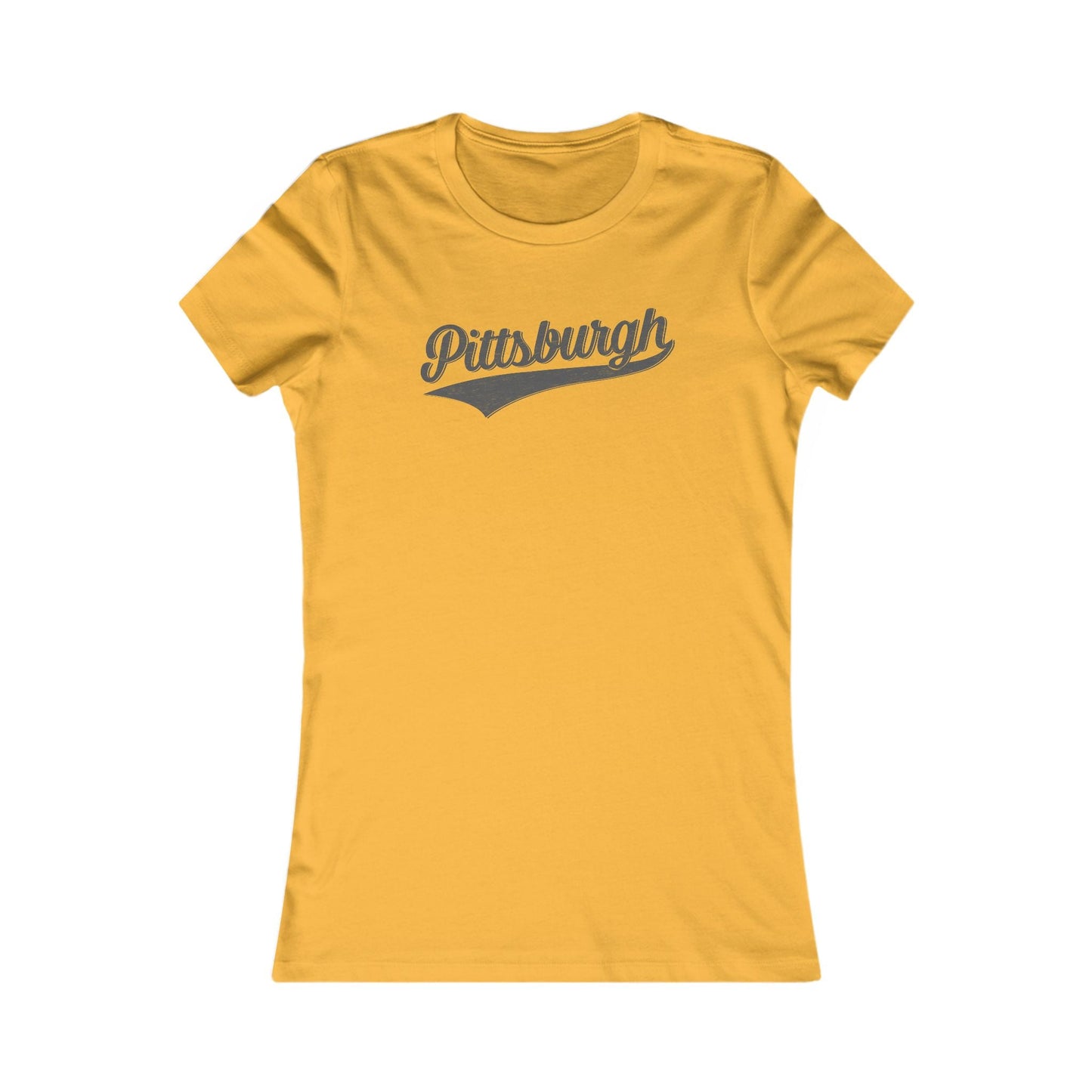 Pittsburgh Varsity Retro Women's Slim Feminine Fit T-shirt
