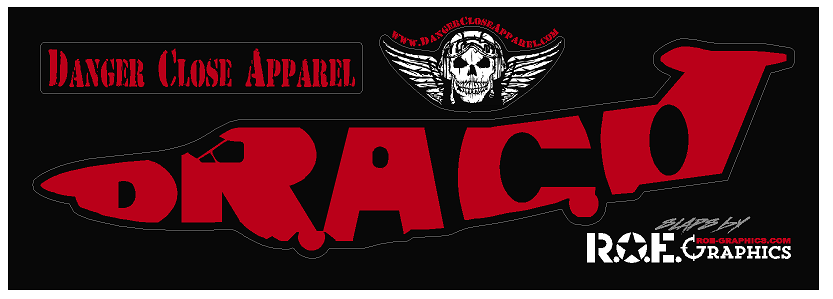 U-28A Draco Word Slap - Decal