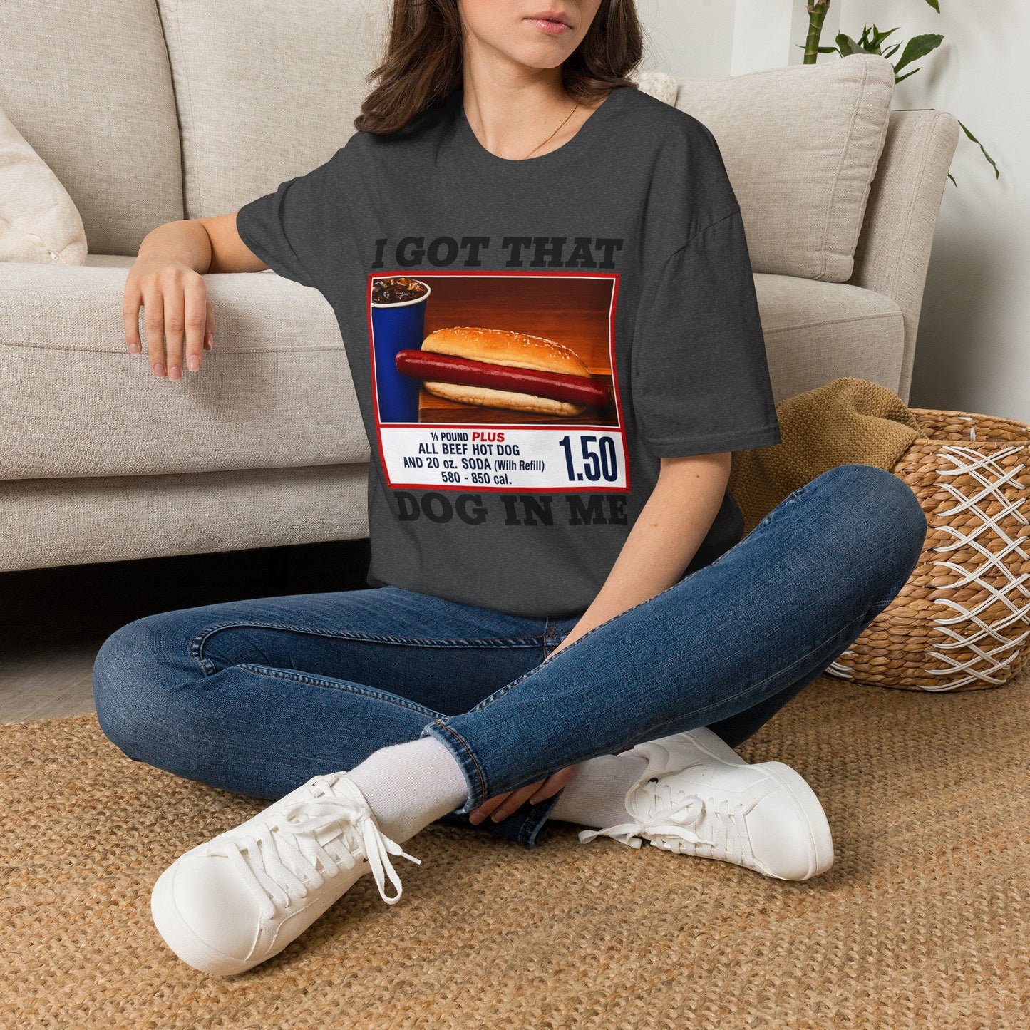 T-Shirt — 'I Got That Dog' Vintage Grocery Graphic Tee