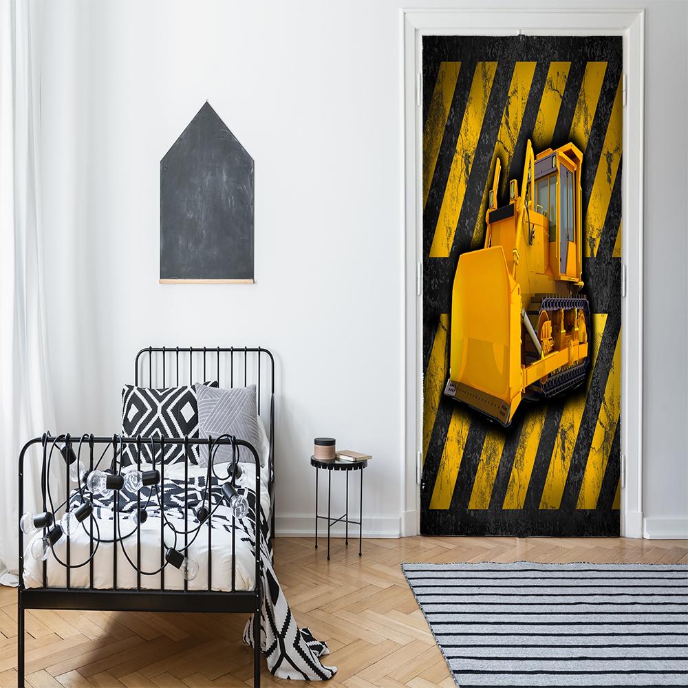 Bulldozer Door Banner