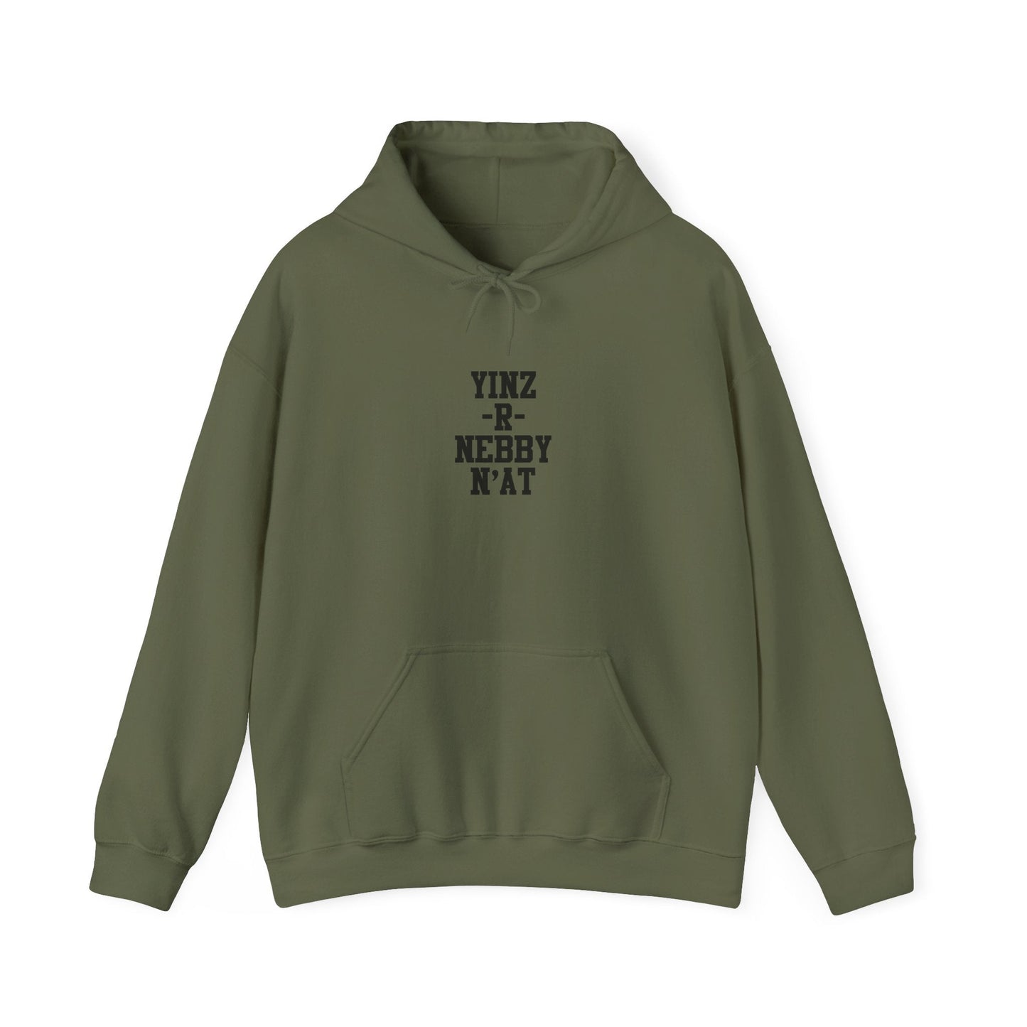 Yinz R Nebby N'at Unisex Crewneck Hoodie – Classic Fit, Cozy Pullover Sweatshirt