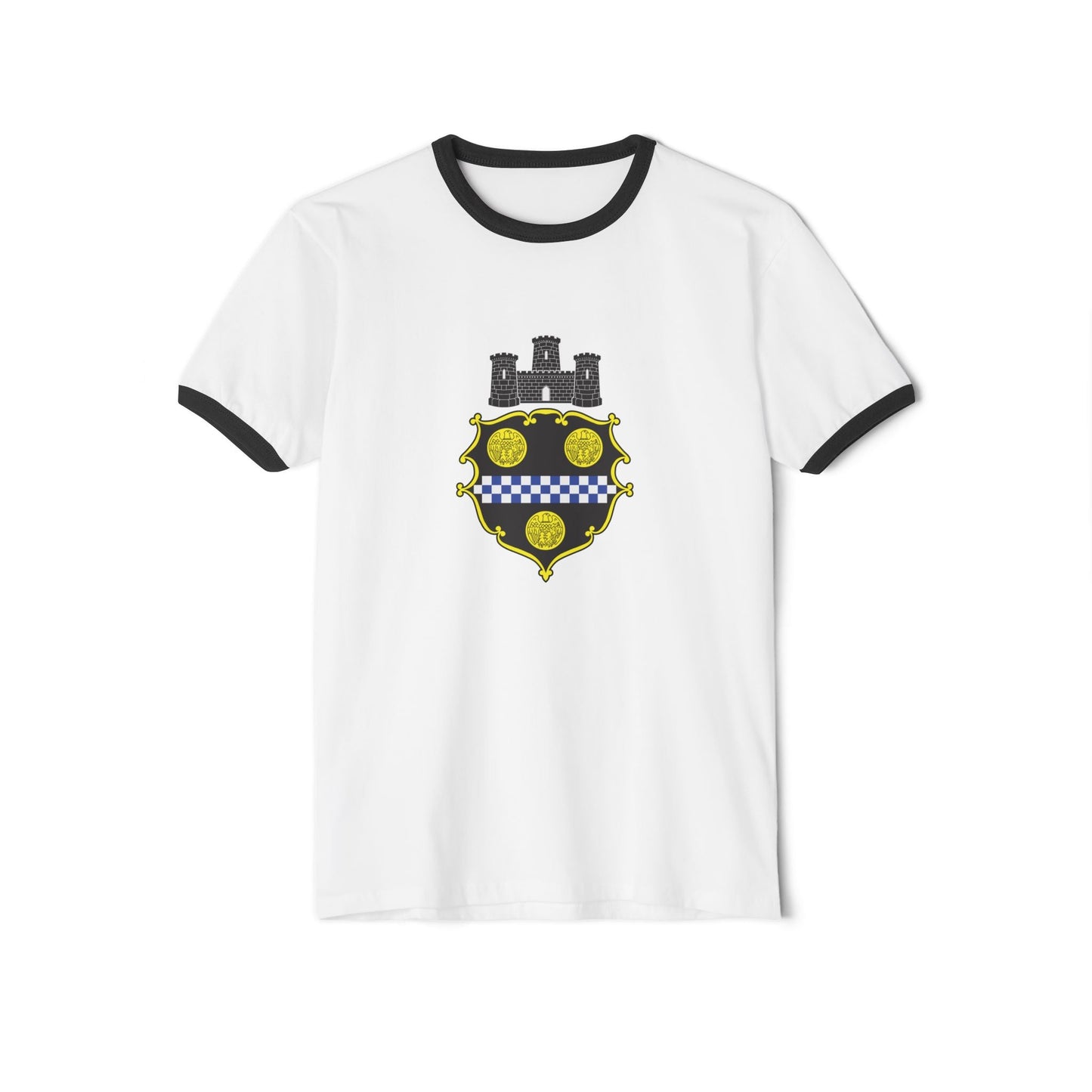 City of Pittsburgh Coat of Arms Classic Ringer T-shirt - Next Level 3604