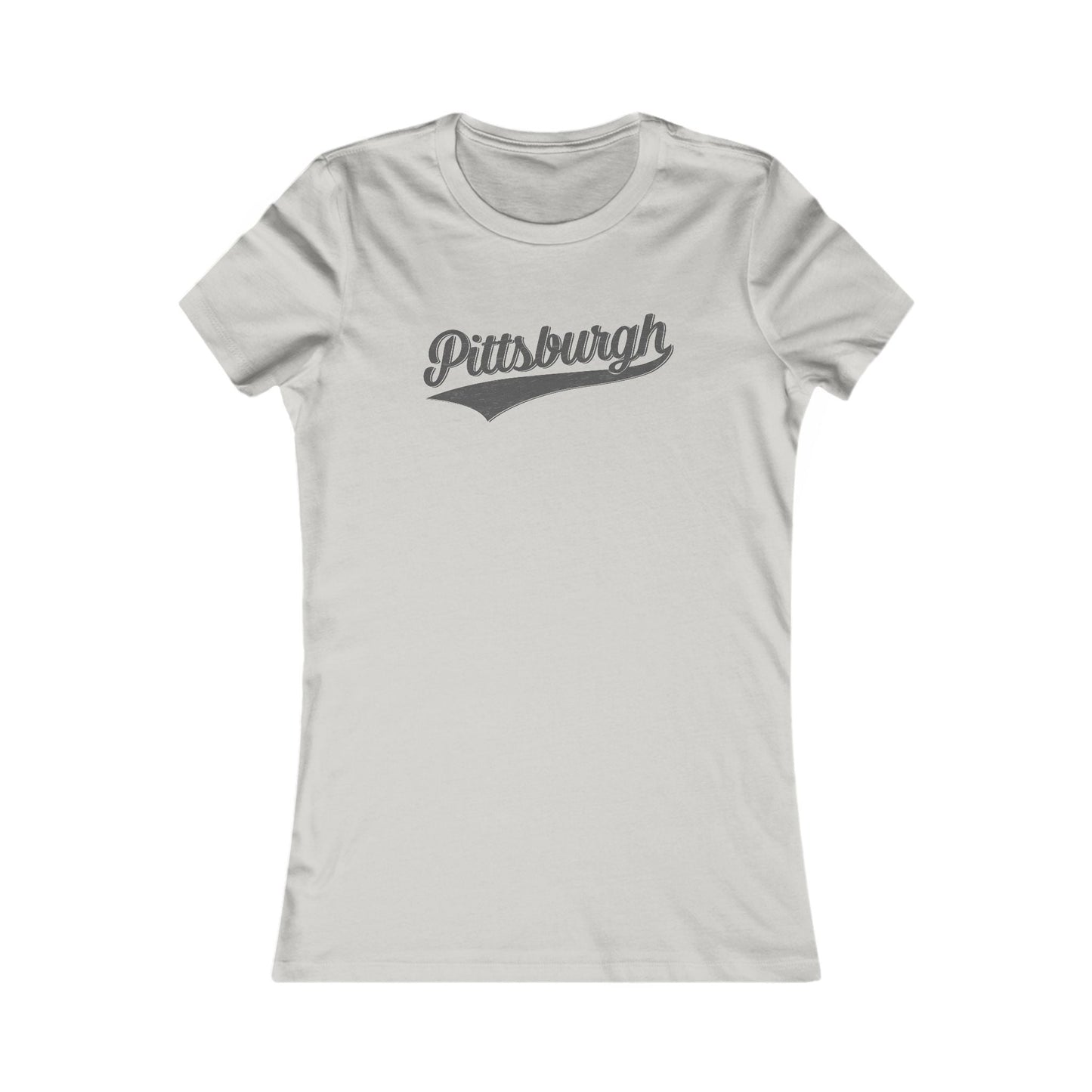 Pittsburgh Varsity Retro Women's Slim Feminine Fit T-shirt