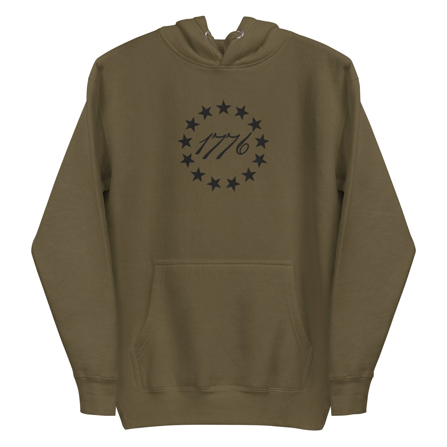Betsy Ross 13 Stars 1776 Embroidered Hoodie