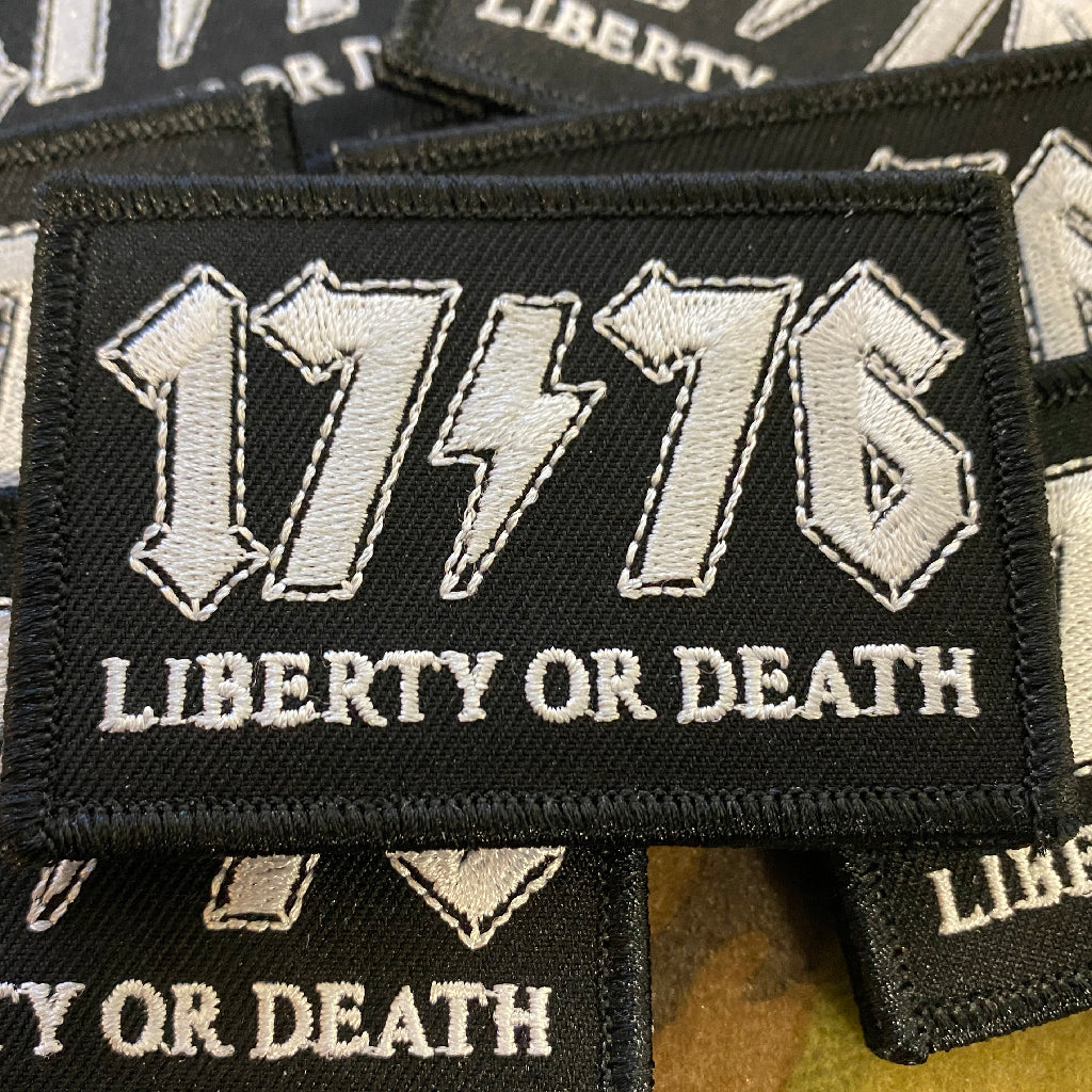 1776 - Liberty Or Death - 2"x3" Tactical Patch