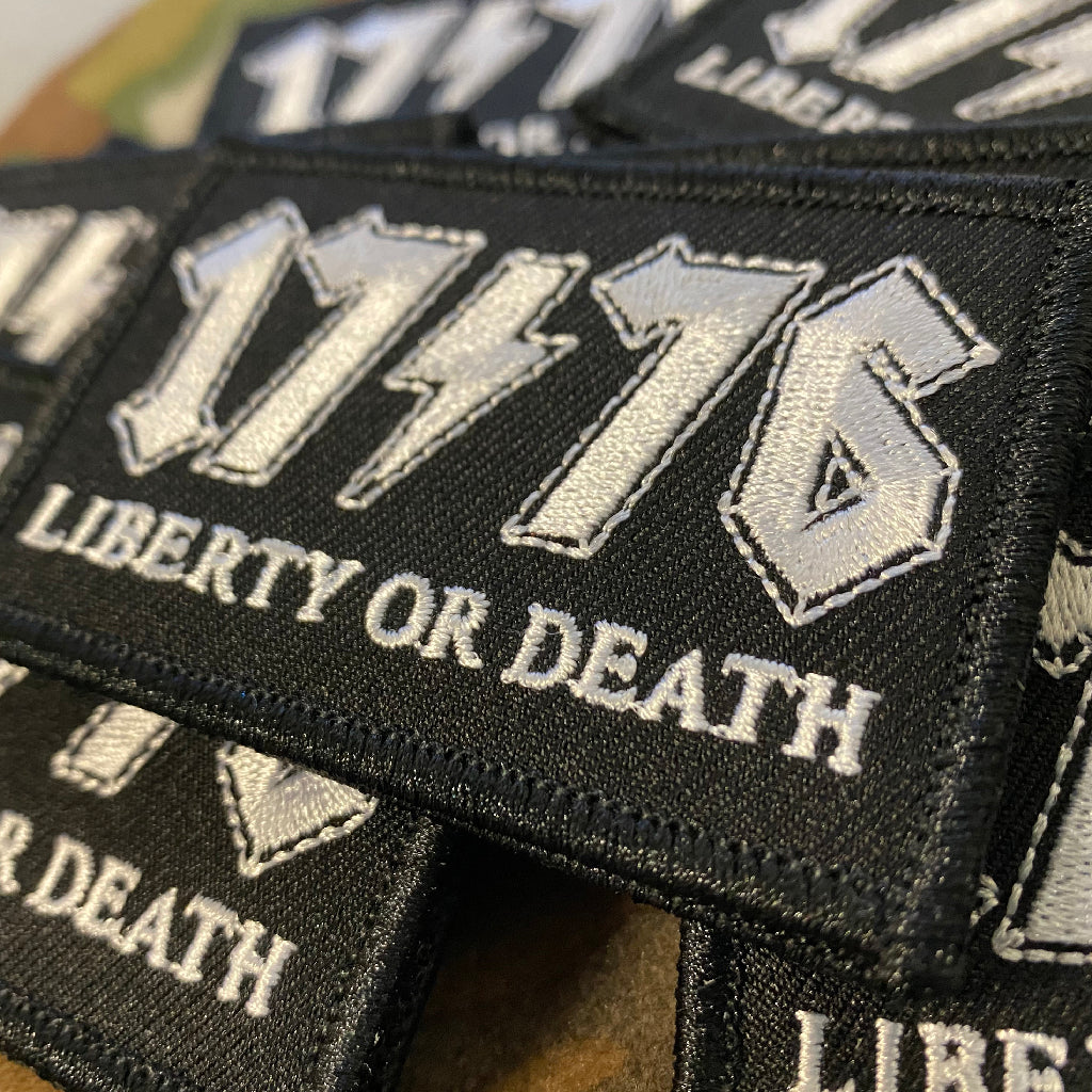 1776 - Liberty Or Death - 2"x3" Tactical Patch