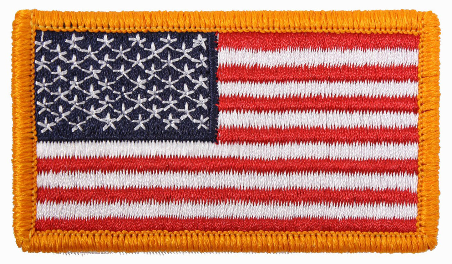 Rothco American Flag Patch with Hook Backing