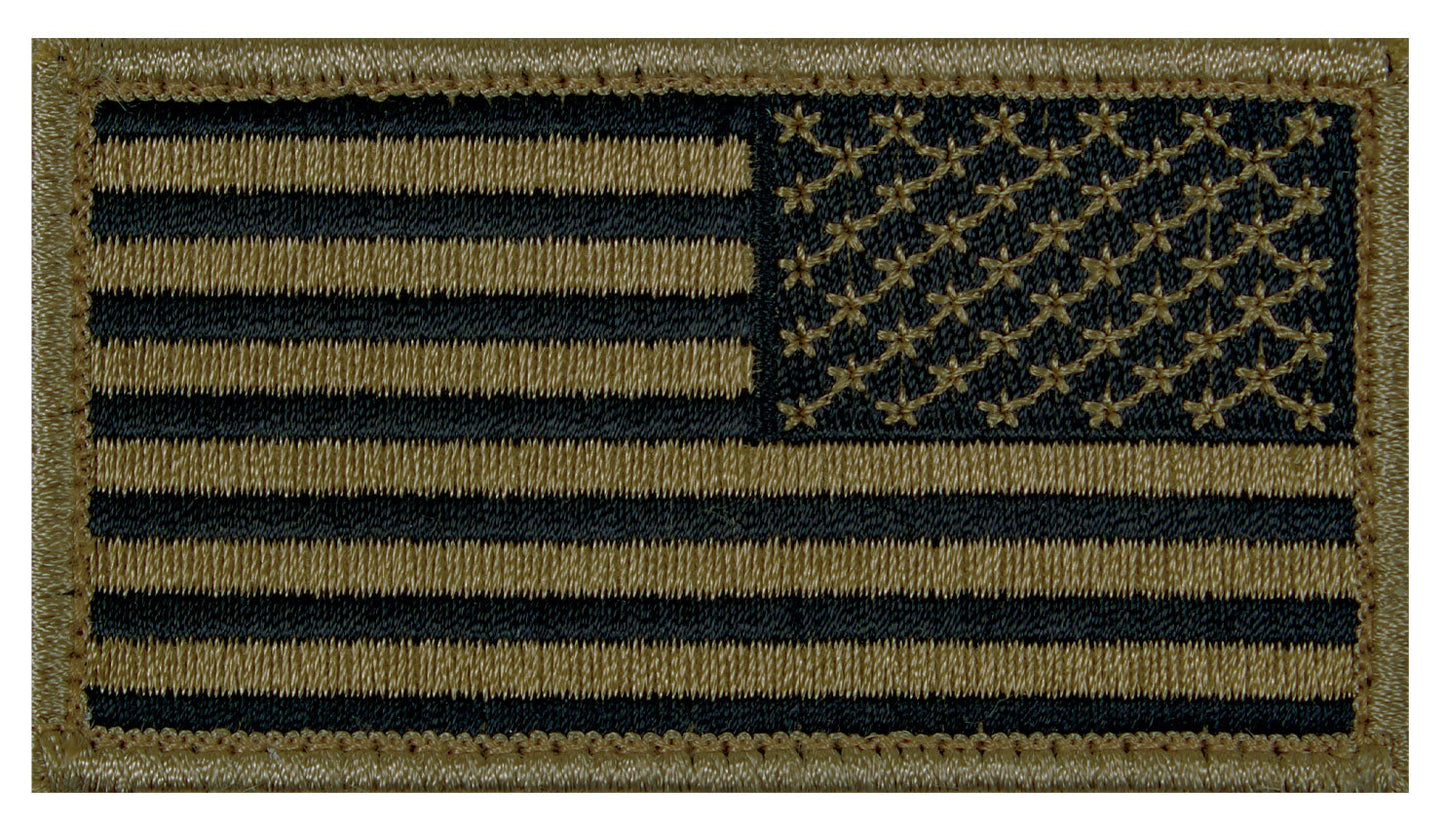 Rothco American Flag Patch with Hook Backing
