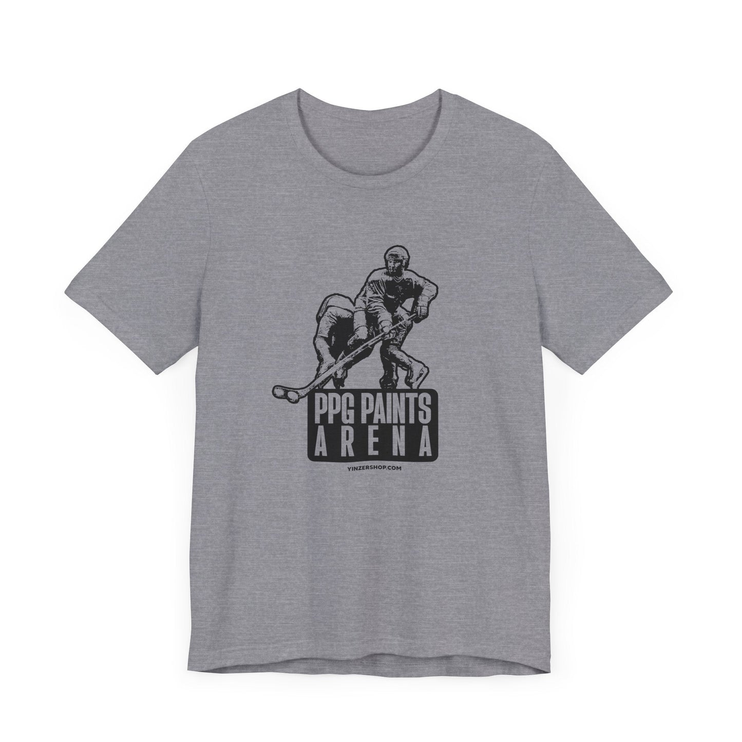 PPG Paints Arena Statue - Short Sleeve Tee