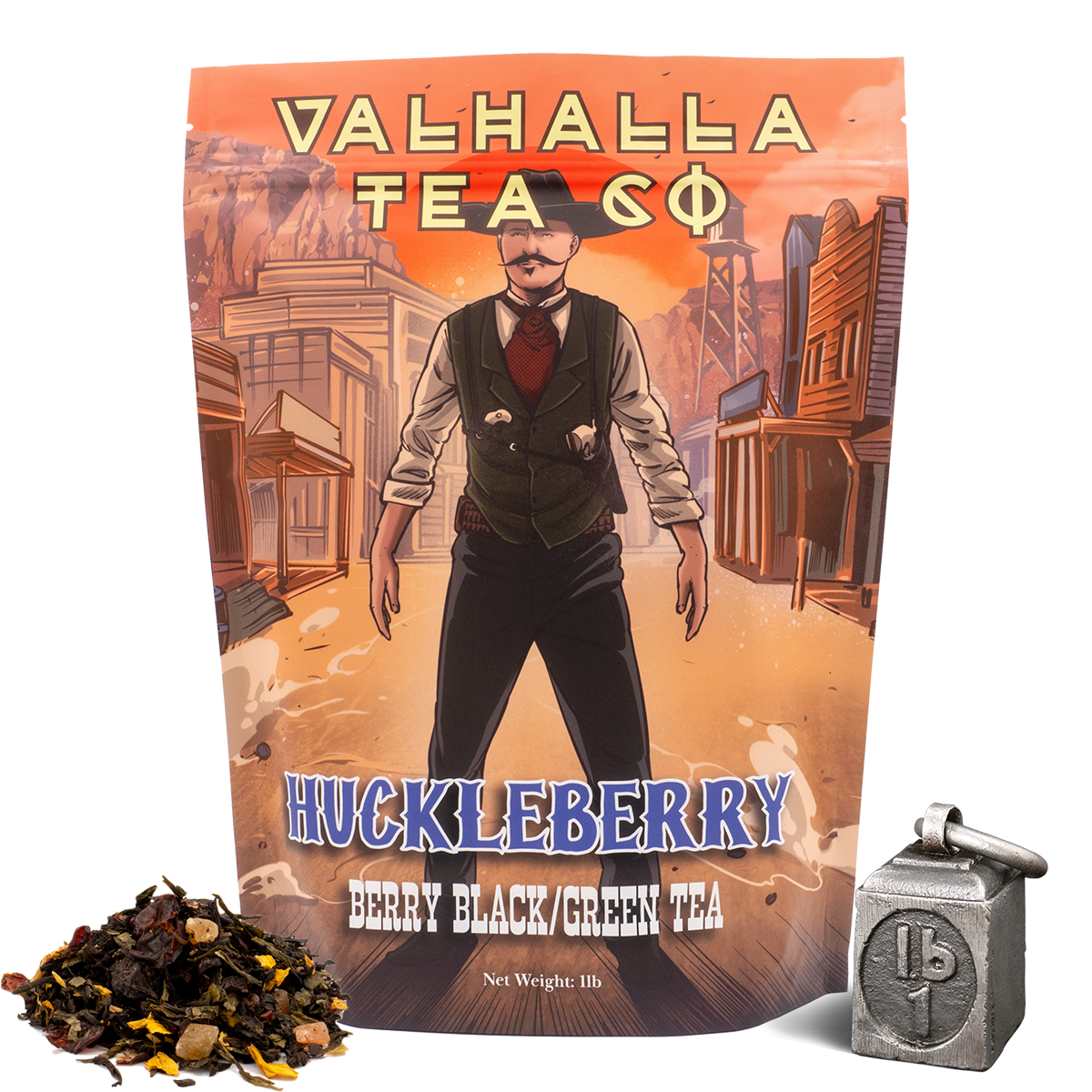 Huckleberry | Blueberries, Papaya, Rose | Black/Green Tea | Caffeinated