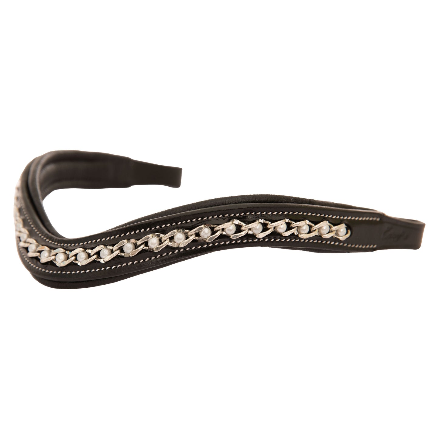 ExionPro Designer Spiral White Pearl Crystal Browband