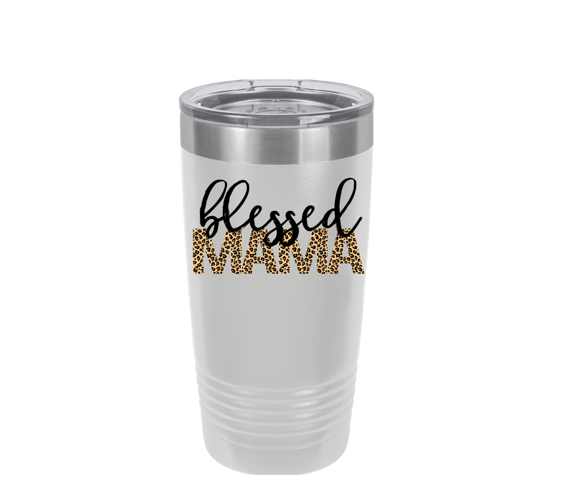 Blesssed Mama Leopard | Polar Camel Tumbler