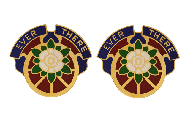 184th Sustainment Command Unit Crest DUI - 1 Pair - EVER THERE