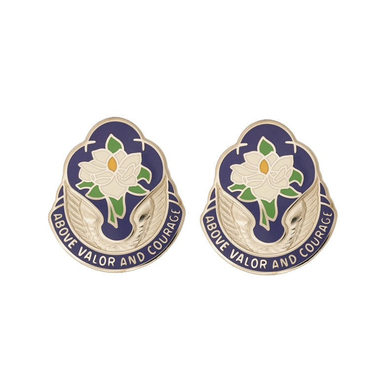 185th Aviation Group Unit Crest - 1 Pair - ABOVE VALOR COURAGE