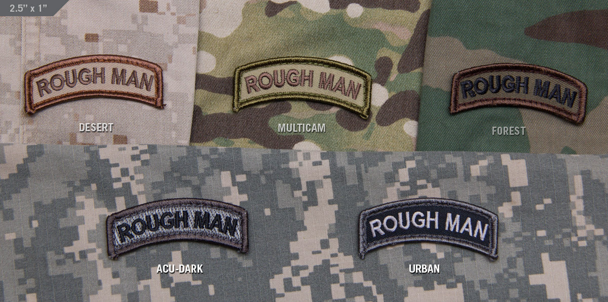 CLEARANCE - Rough Man Tab Morale Patch - Mil-Spec Monkey